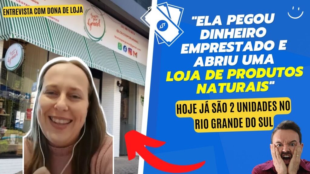 Empréstimo para abrir um negócio de loja de Produtos Naturais