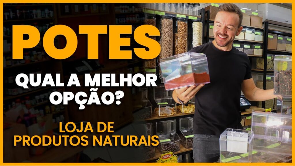 Revelado: os MELHORES POTES de armazenamento para guardar seus PRODUTOS NATURAIS